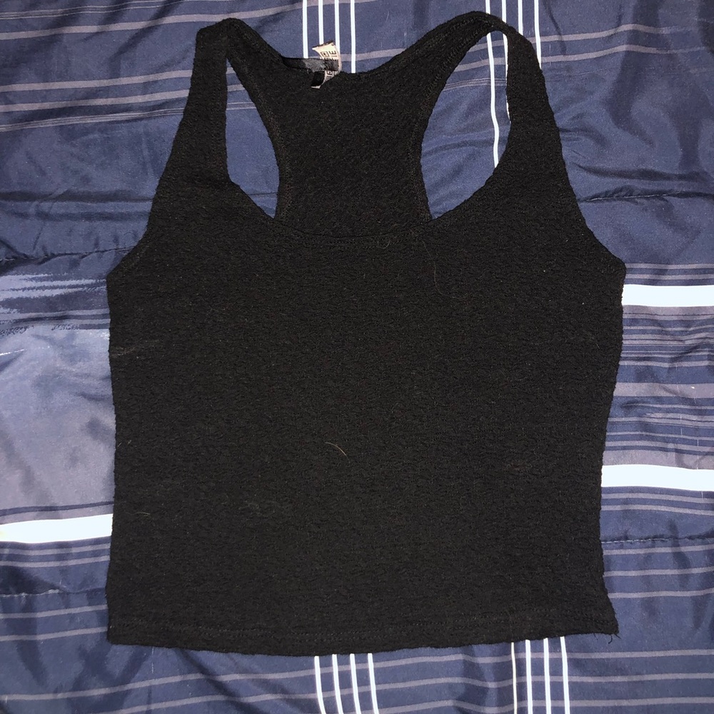 Black Crop Top